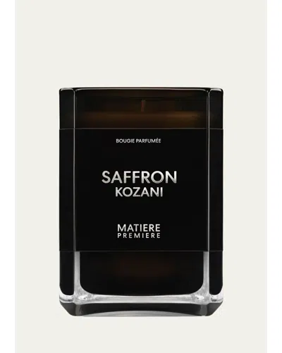 Matiere Premiere Saffron Kozani Candle, 7 Oz. In Transparent
