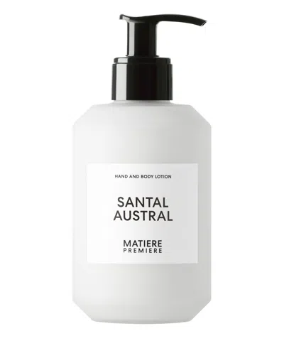 Matiere Premiere Matière Première Santal Austral Body Lotion 300 ml In Transparent
