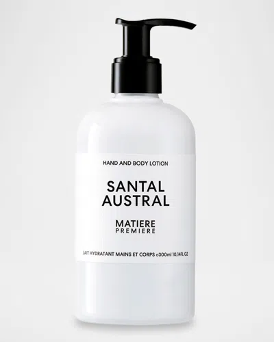 Matiere Premiere Santal Austral Hand And Body Lotion In White