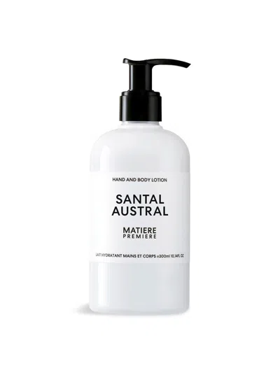 Matiere Premiere Santal Austral Hand Body Lotion, Satin, Size 300ml In White