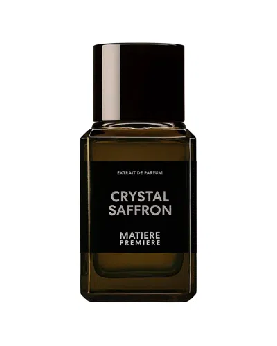 Matiere Premiere Unisex 3.4oz Crystal Saffron Extrait De Parfum In Transparent