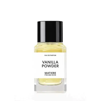 Matiere Premiere Unisex Vanilla Powder Edp Spray 3.4 oz (tester) Fragrances 3760372460242 In Yellow