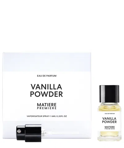 Matiere Premiere Matière Première Vanilla Powder Eau De Parfum 6 ml In Transparent