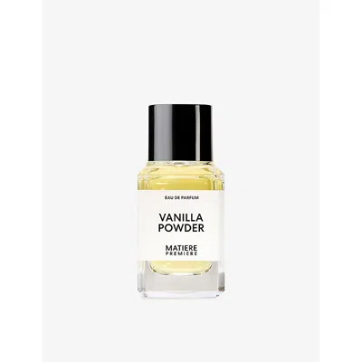 Matiere Premiere 1.7oz Unisex Vanilla Powder Eau De Parfum In Transparent
