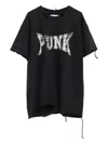 Matiéres Distressed-effect T-shirt In Black