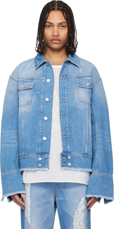 Matieres Fecales Pierre M. Denim Jacket In Blue