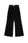 Matieres Fecales Destroyed Jeans Black In Black