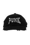 Matieres Fecales Punk Cap Black In Black