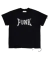 Matieres Fecales Punk Tee Black In Black