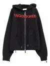 Matiéres Zip-up Hooded Jacket In Black