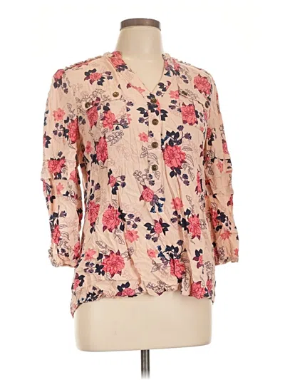 Pre-owned Matilda Jane 3/4 Sleeve Blouse In Pink
