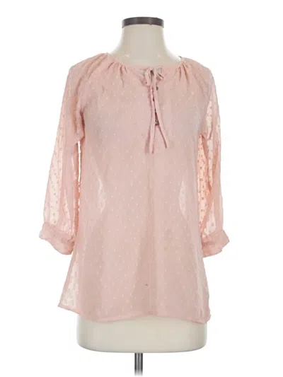 Pre-owned Matilda Jane 3/4 Sleeve Blouse In Pink