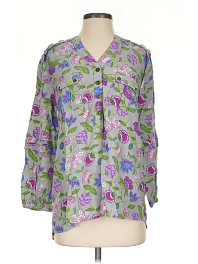 Pre-owned Matilda Jane 3/4 Sleeve Blouse In Purple