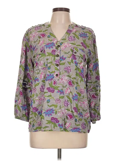Pre-owned Matilda Jane 3/4 Sleeve Blouse In Purple