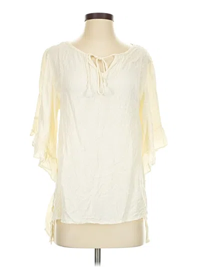 Pre-owned Matilda Jane 3/4 Sleeve Blouse In White