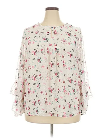 Pre-owned Matilda Jane 3/4 Sleeve Blouse In White