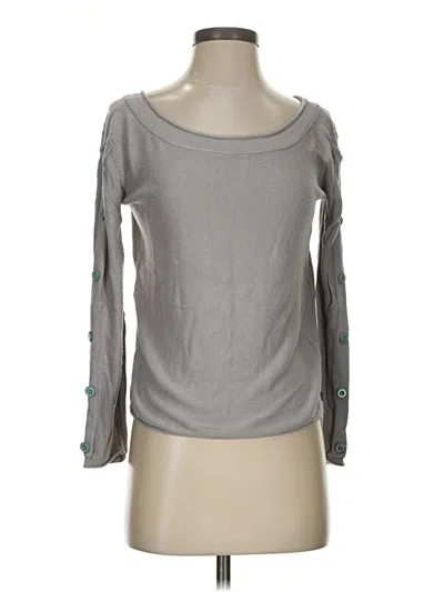 Pre-owned Matilda Jane 3/4 Sleeve T-shirt In Gray