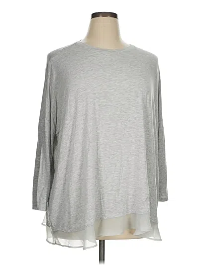 Pre-owned Matilda Jane 3/4 Sleeve T-shirt In Silver