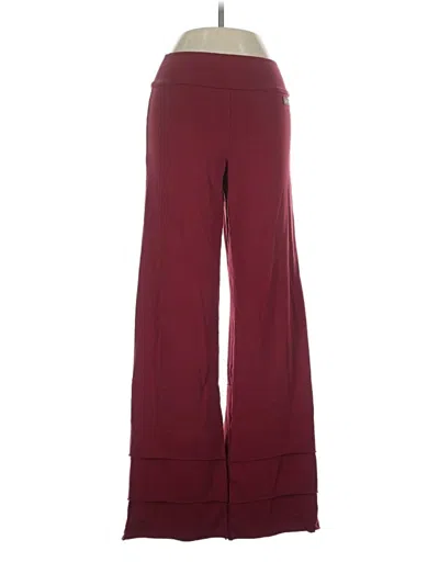 Pre-owned Matilda Jane Active Pants In Burgundy