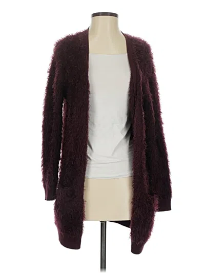 Pre-owned Matilda Jane Cardigan Sweater In Burgundy