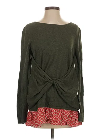 Pre-owned Matilda Jane Cardigan Sweater In Green