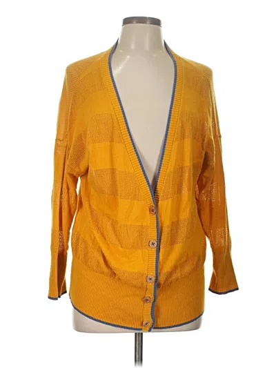 Pre-owned Matilda Jane Cardigan Sweater In Yellow