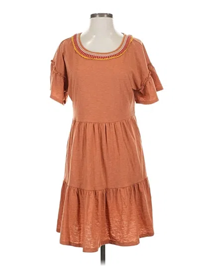 Pre-owned Matilda Jane Casual Dress In Brown