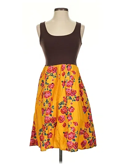 Pre-owned Matilda Jane Casual Dress In Brown