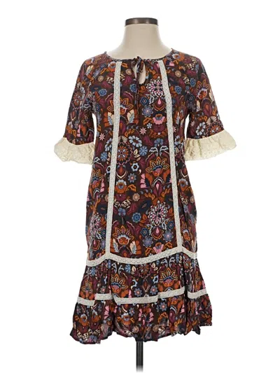 Pre-owned Matilda Jane Casual Dress In Brown
