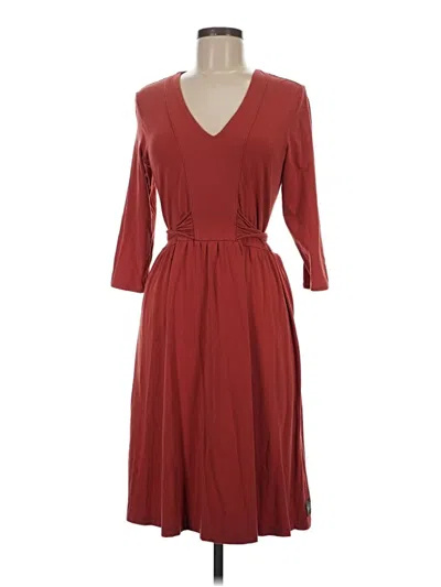 Pre-owned Matilda Jane Casual Dress In Burgundy