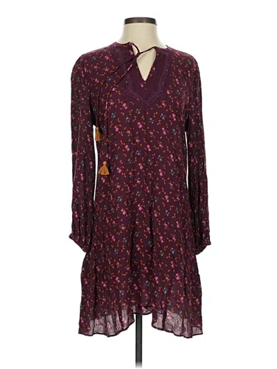 Pre-owned Matilda Jane Casual Dress In Burgundy