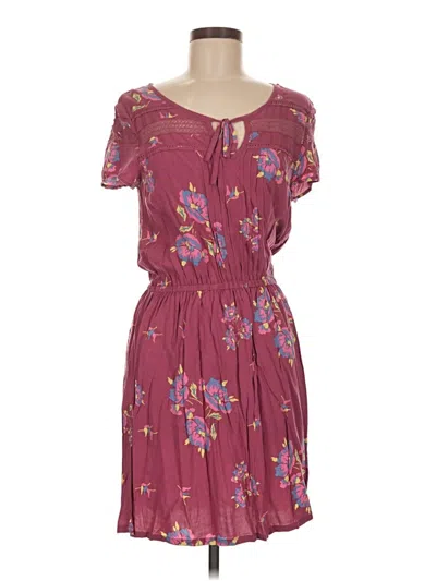 Pre-owned Matilda Jane Casual Dress In Burgundy