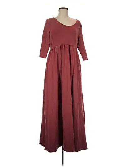 Pre-owned Matilda Jane Casual Dress In Burgundy