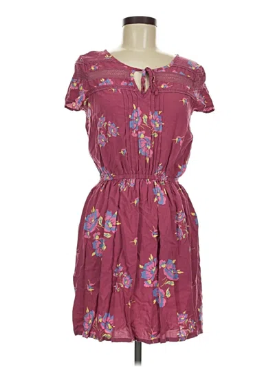 Pre-owned Matilda Jane Casual Dress In Burgundy
