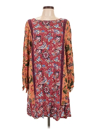 Pre-owned Matilda Jane Casual Dress In Burgundy