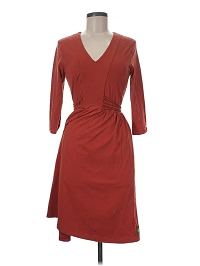 Pre-owned Matilda Jane Casual Dress In Burgundy