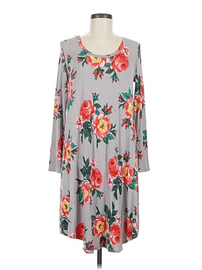 Pre-owned Matilda Jane Casual Dress In Gray
