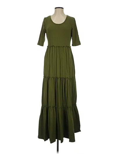 Pre-owned Matilda Jane Casual Dress In Green