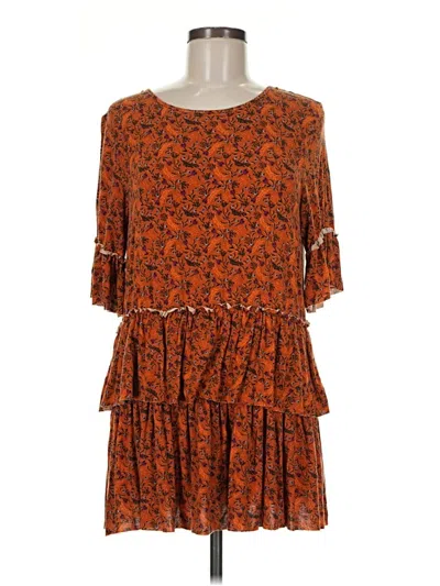 Pre-owned Matilda Jane Casual Dress In Orange