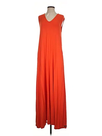 Pre-owned Matilda Jane Casual Dress In Orange