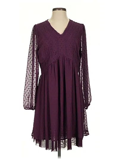 Pre-owned Matilda Jane Casual Dress In Purple