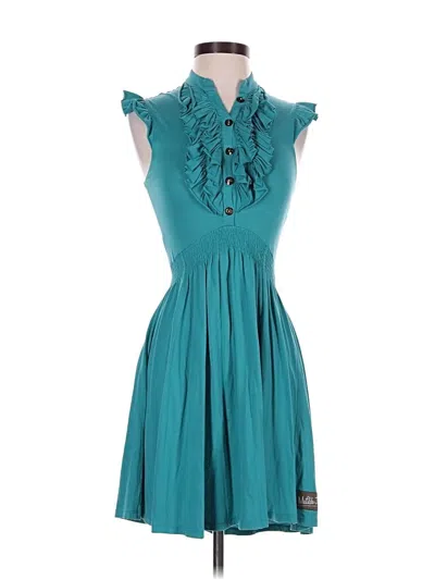 Pre-owned Matilda Jane Casual Dress In Teal