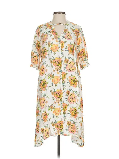 Pre-owned Matilda Jane Casual Dress In White