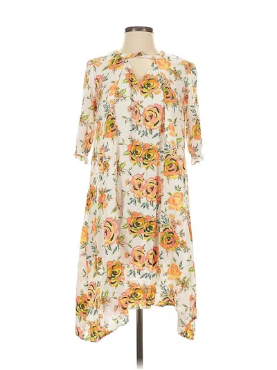 Pre-owned Matilda Jane Casual Dress In White