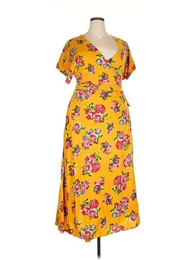 Pre-owned Matilda Jane Casual Dress In Yellow