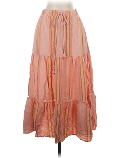 Pre-owned Matilda Jane Casual Skirt In Orange