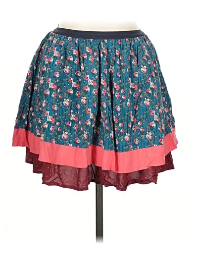 Pre-owned Matilda Jane Casual Skirt In Teal