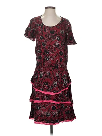 Pre-owned Matilda Jane Cocktail Dress In Burgundy