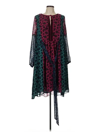 Pre-owned Matilda Jane Cocktail Dress In Burgundy