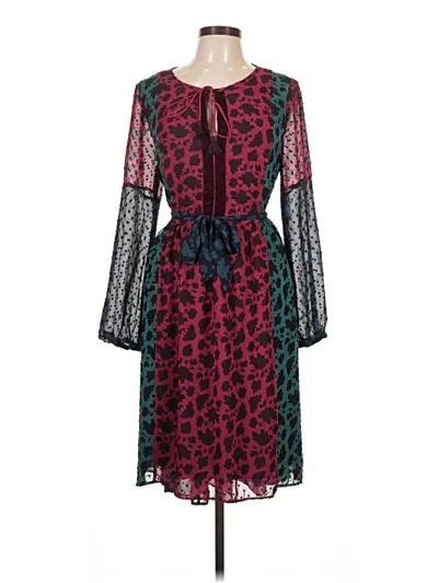 Pre-owned Matilda Jane Cocktail Dress In Burgundy